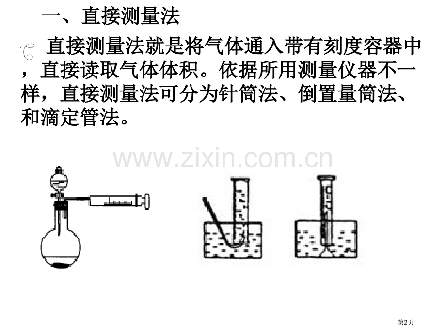 测量气体体积方法市公开课一等奖百校联赛获奖课件.pptx_第2页