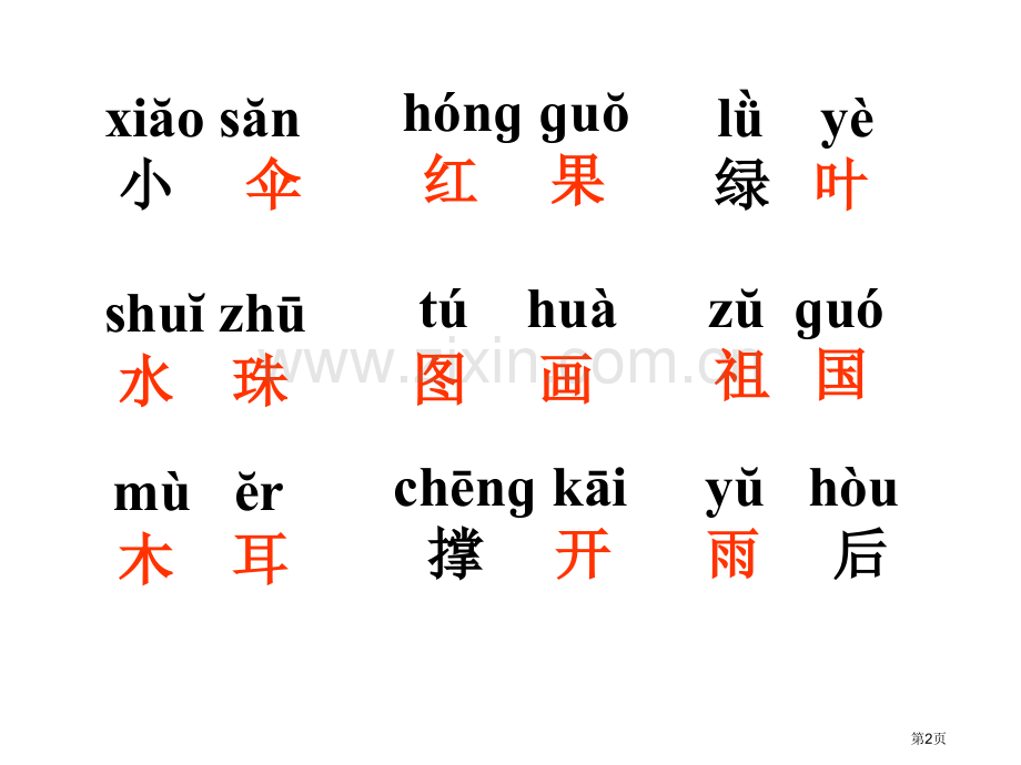 年级上册雨后的森林语文S版市公开课一等奖百校联赛特等奖课件.pptx_第2页