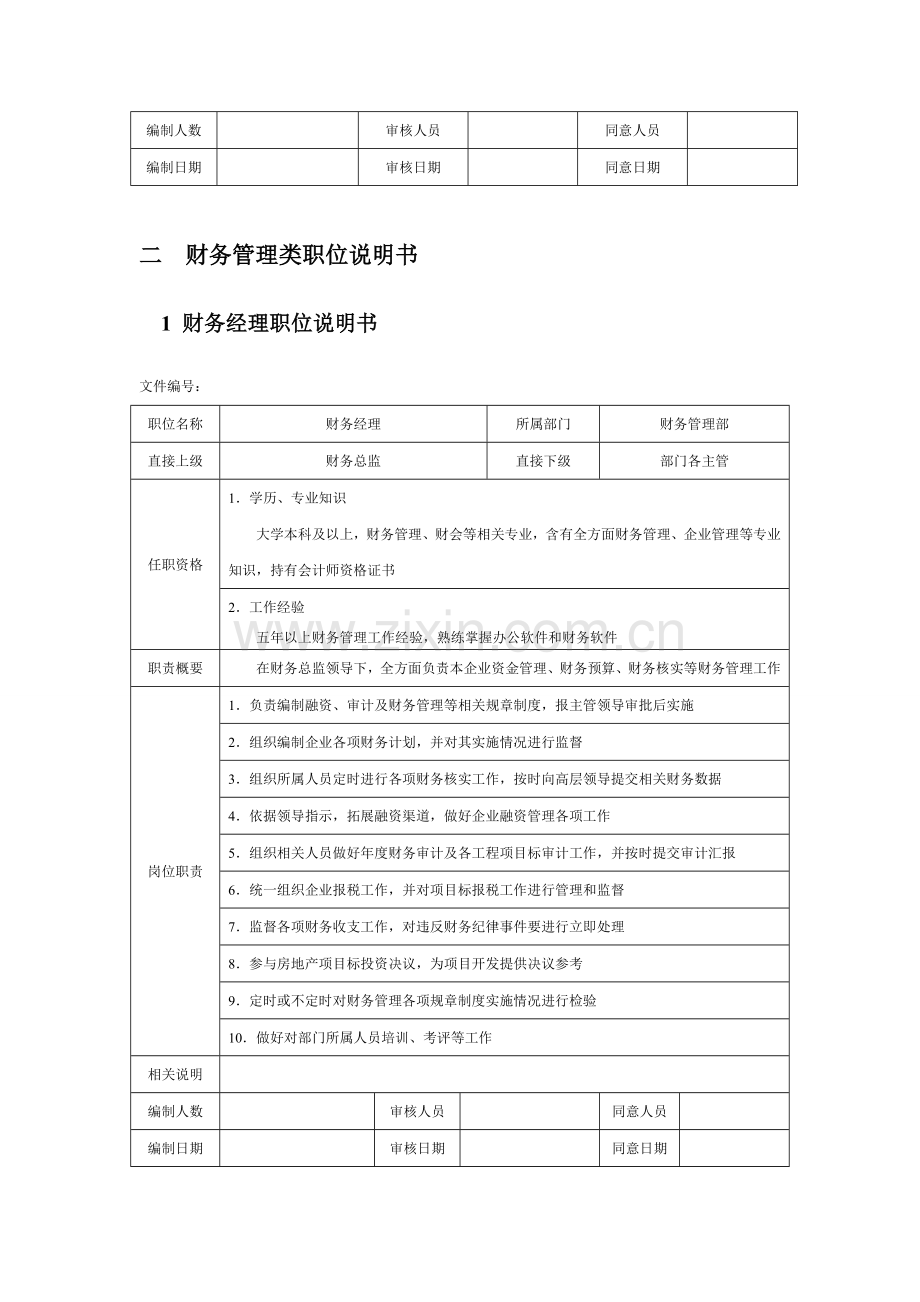 万科财务部架构及岗位职能职责.doc_第2页