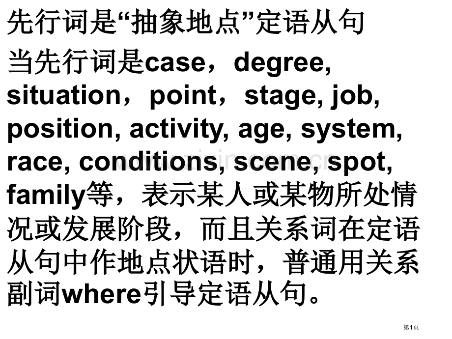 定语从句抽象地点省公共课一等奖全国赛课获奖课件.pptx_第1页