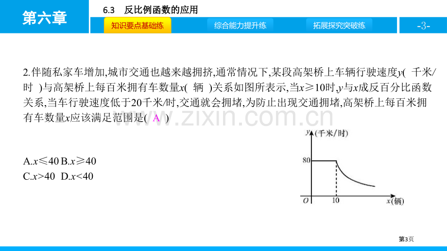 反比例函数的应用反比例函数.pptx_第3页