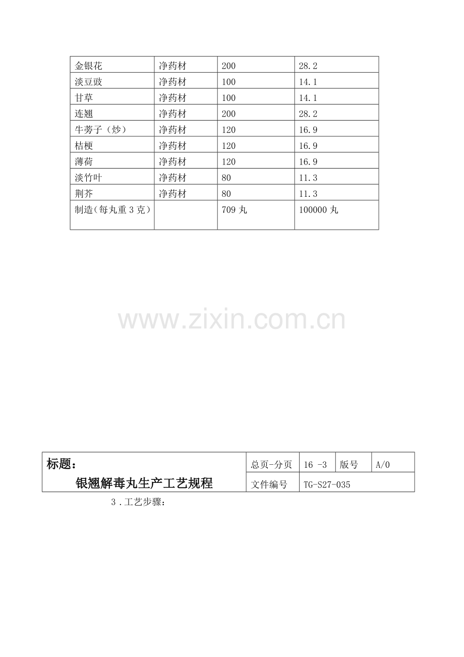 银翘解毒丸生产工艺流程模板.doc_第2页