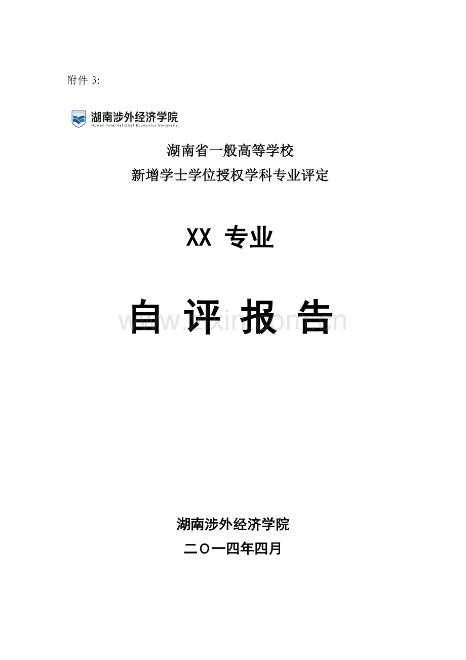 专业自评分析报告模板.docx_第1页