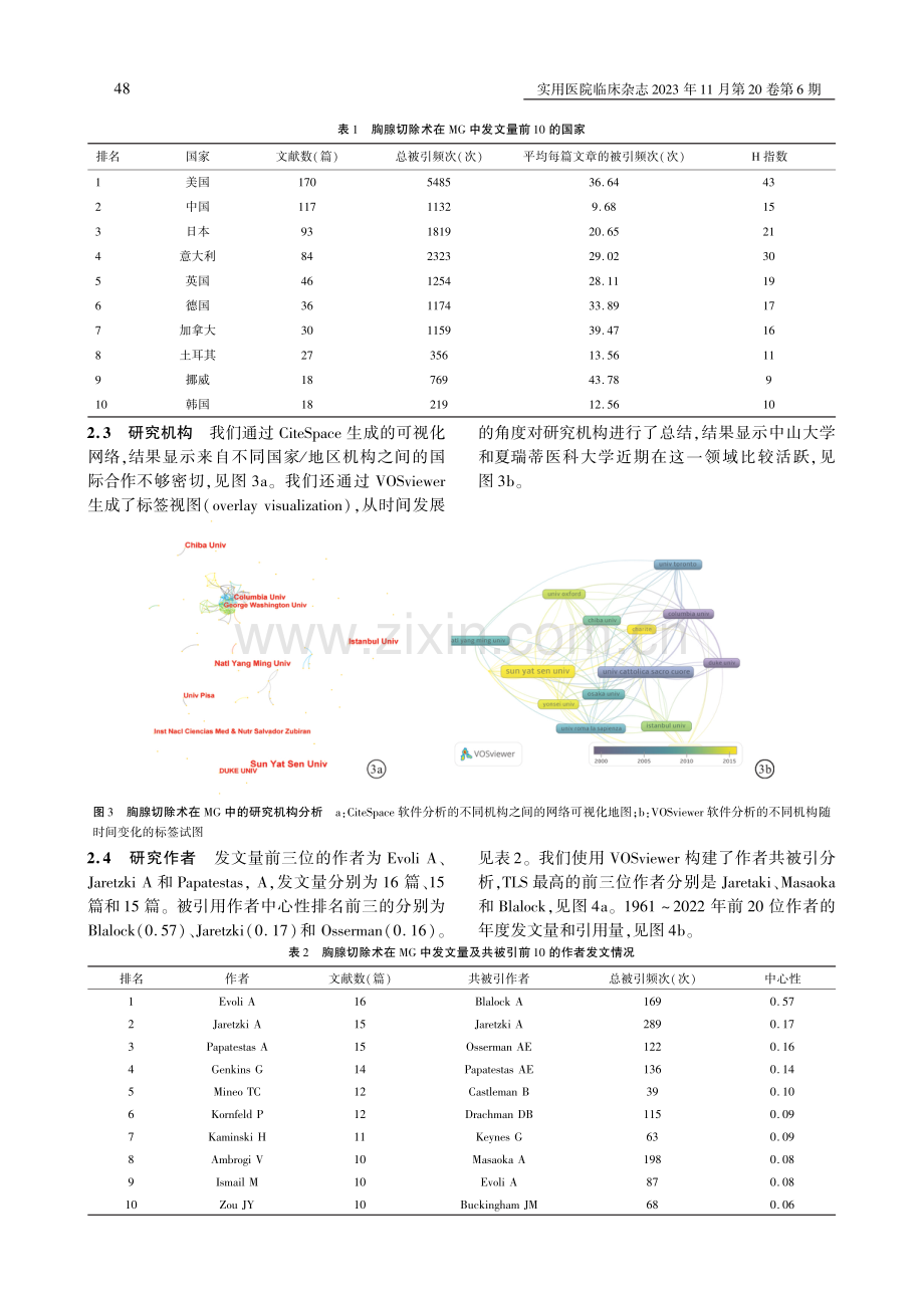 基于文献计量分析胸腺切除术在重症肌无力中的研究趋势.pdf_第3页