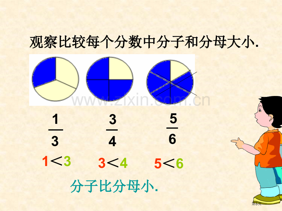 人教版新课标小学数学五年级下册真分数和假分数省公共课一等奖全国赛课获奖课件.pptx_第3页