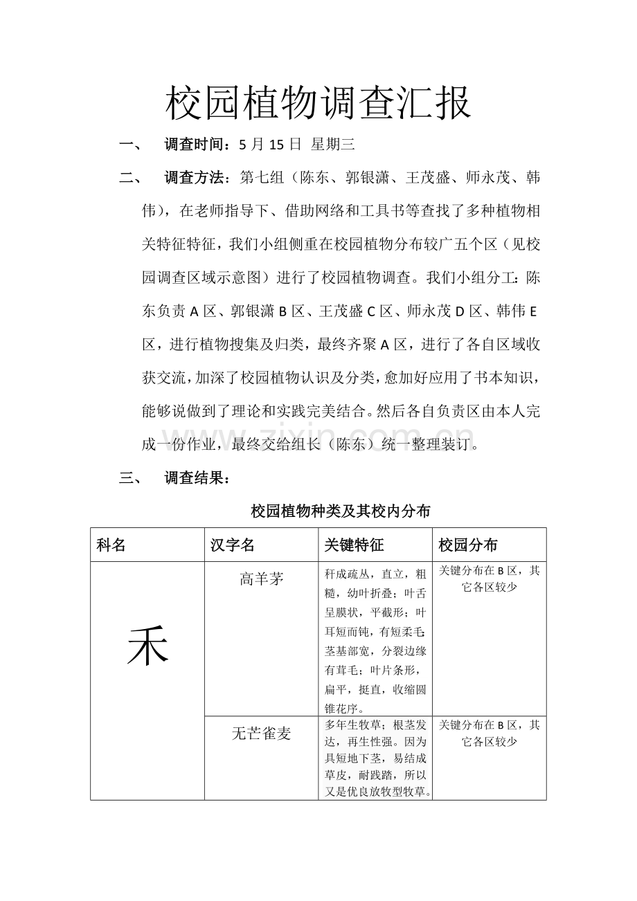 分类学校园植物调查分析报告.docx_第2页