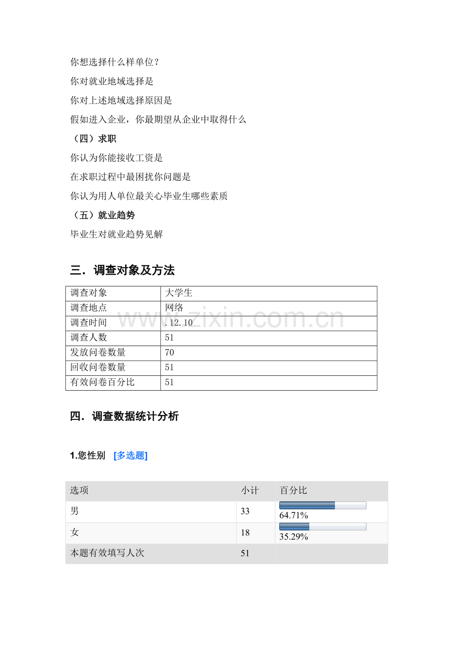 大学生就业现状调查分析报告.docx_第2页