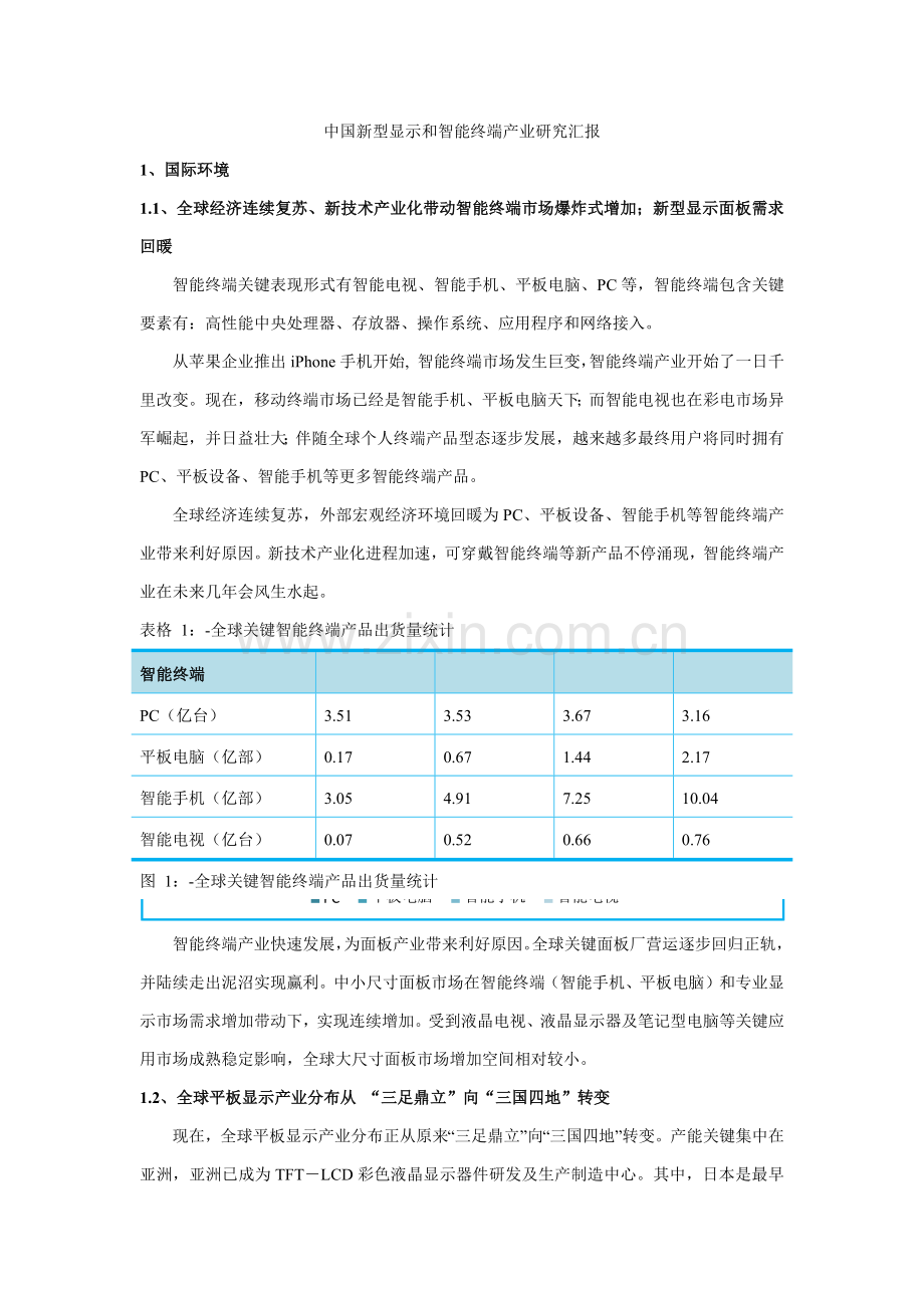 中国新型显示与智能终端产业专项研究报告.docx_第1页