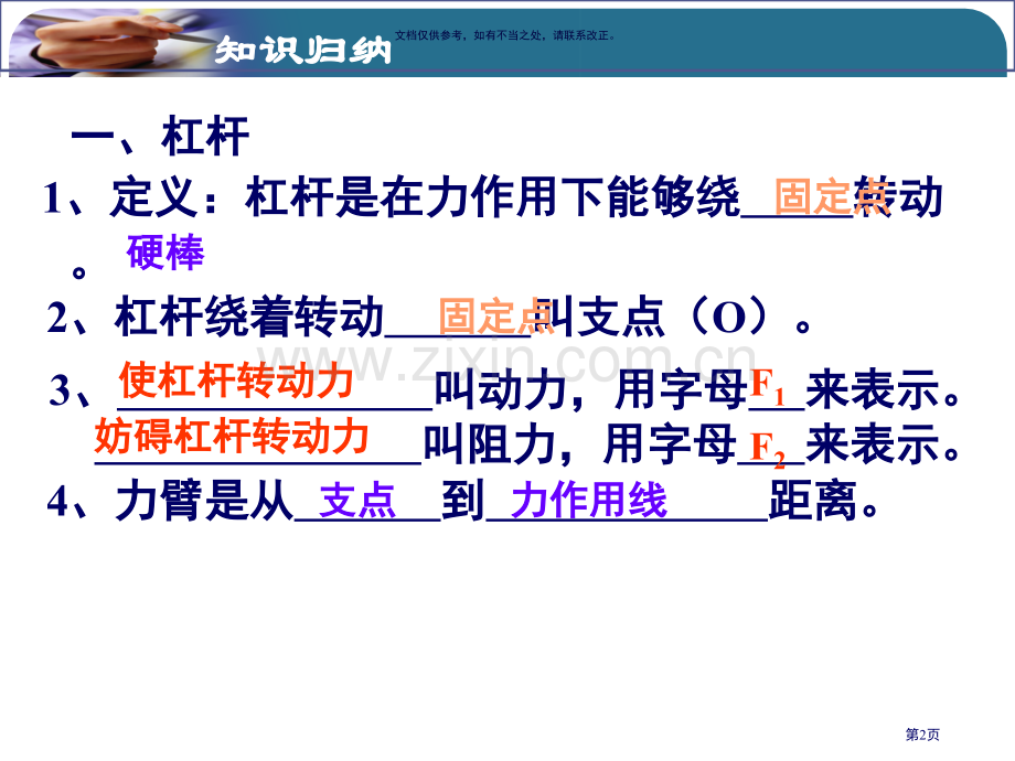 杠杆专题复习市公开课一等奖百校联赛获奖课件.pptx_第2页