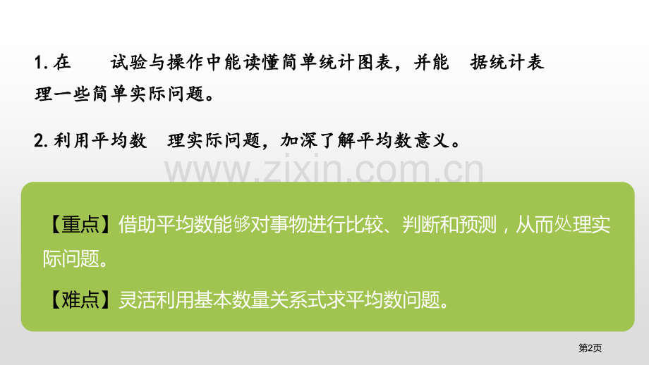 平均数数据的表示和分析省公开课一等奖新名师比赛一等奖课件.pptx_第2页