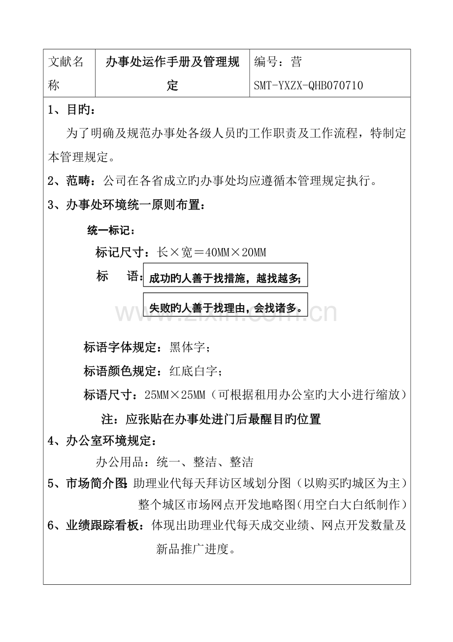 公司办事处运作标准手册与管理全新规章新版制度.docx_第2页