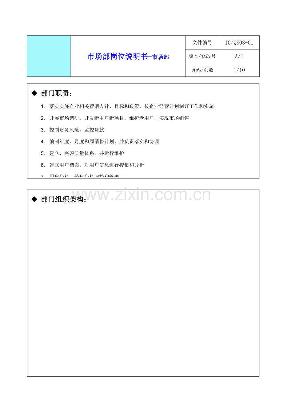 市场部岗位新版说明书.docx_第2页