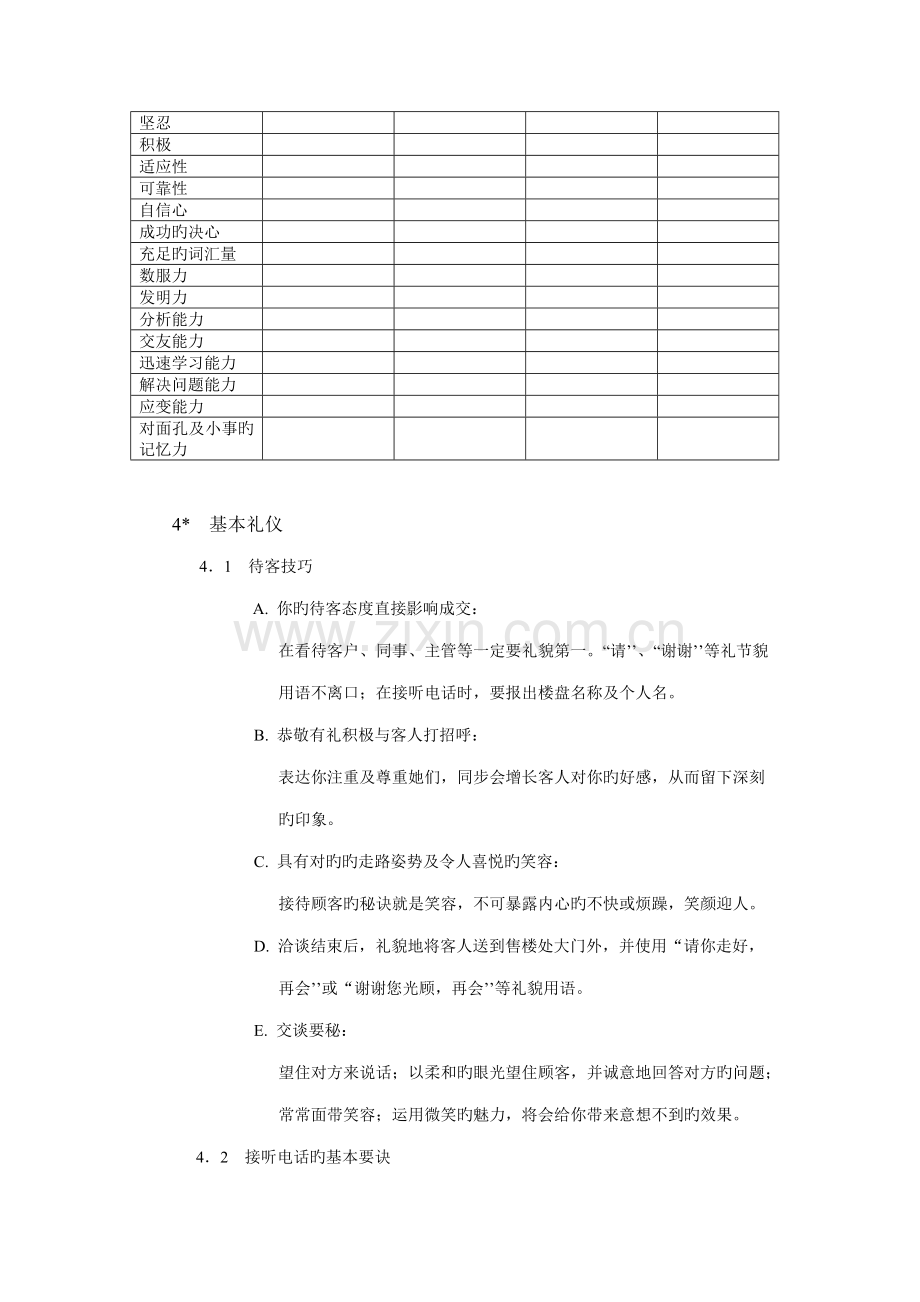 地产公司培训标准手册.docx_第2页