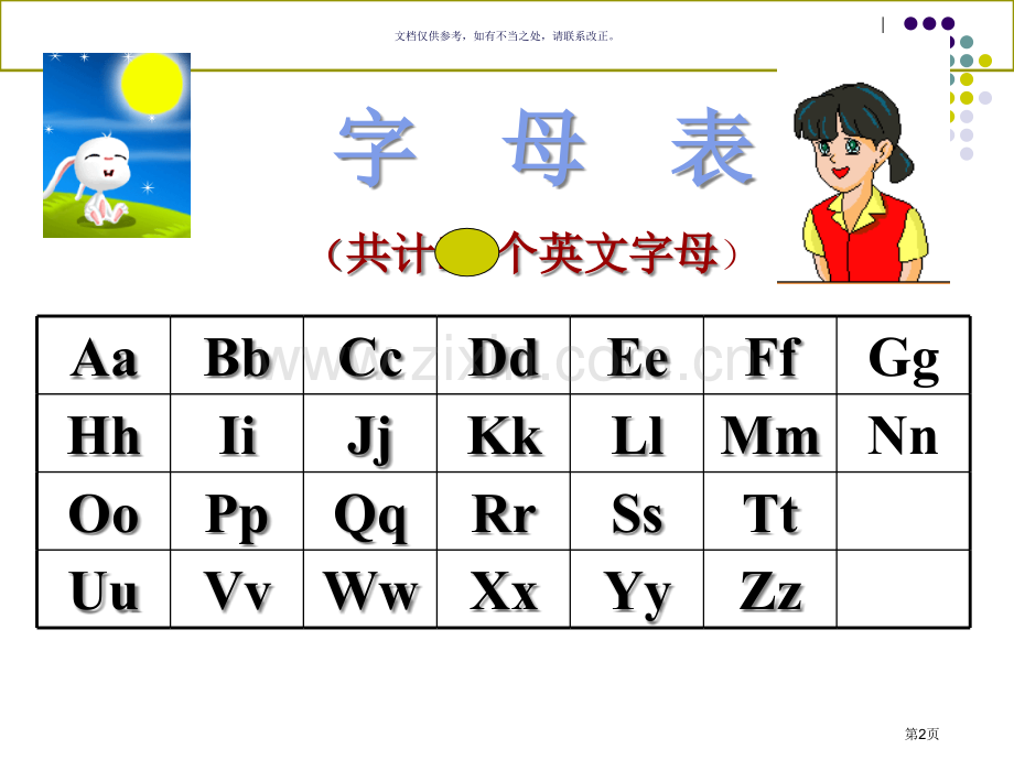 英语字母读音和书写教学省公共课一等奖全国赛课获奖课件.pptx_第2页