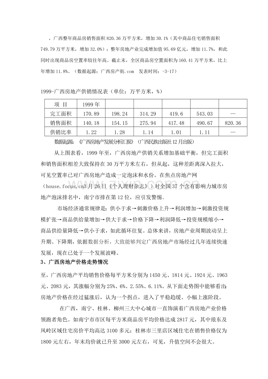 广西房地产发展态势分析与投资建议策划方案模板.doc_第3页