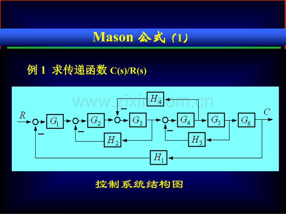 自动控制原理梅逊公式例题省公共课一等奖全国赛课获奖课件.pptx_第1页