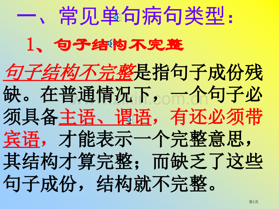 常见病句类型PPT课件市公开课一等奖百校联赛获奖课件.pptx_第1页