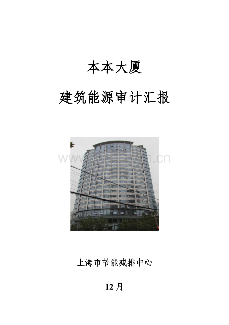 本本大厦能源审计综合报告.docx_第1页