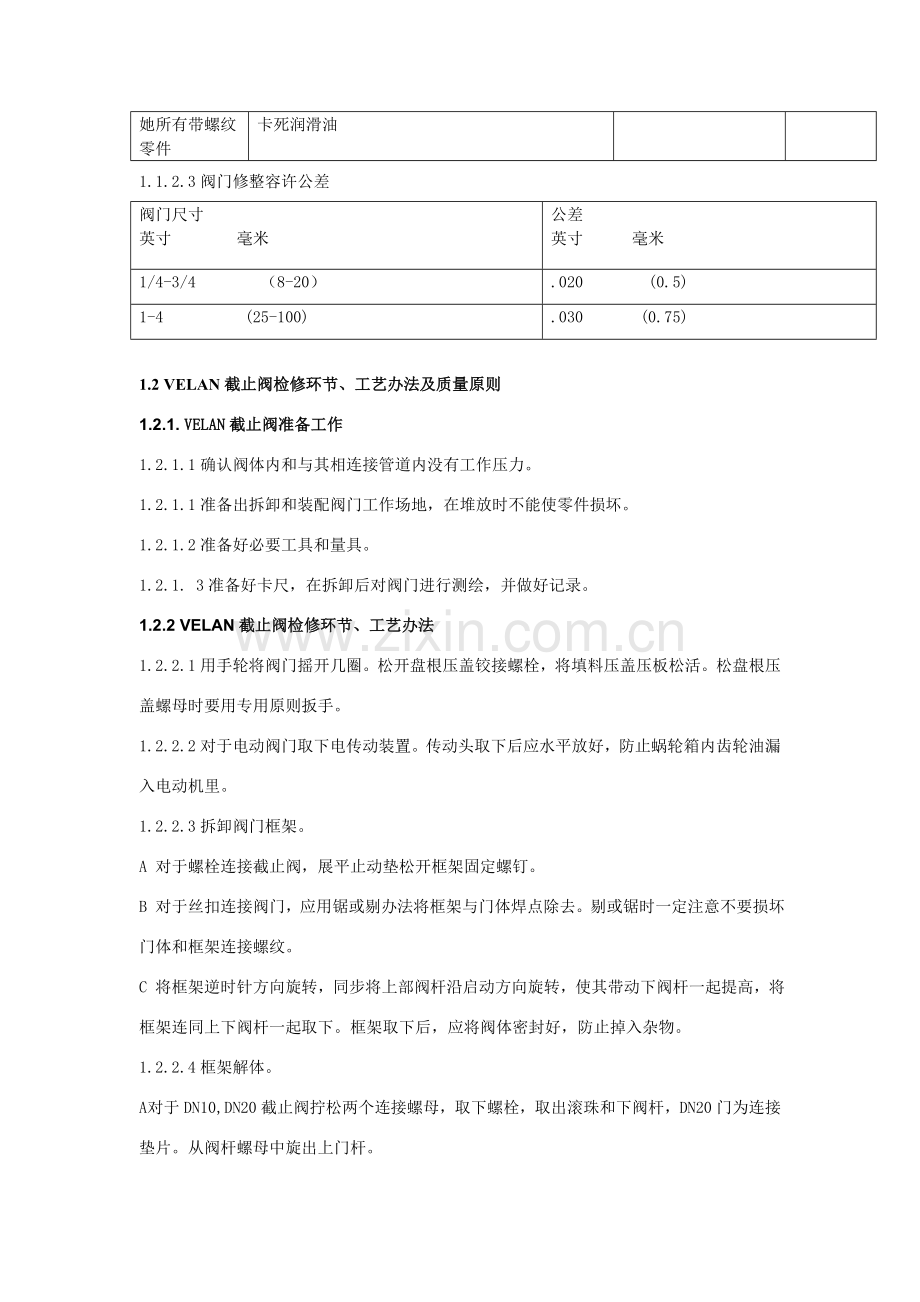 阀门检修作业规程及统一标准.doc_第2页