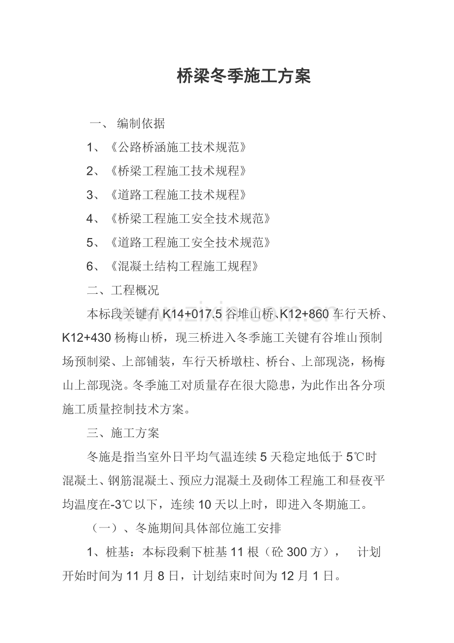 桥梁冬季综合标准施工专业方案.doc_第1页