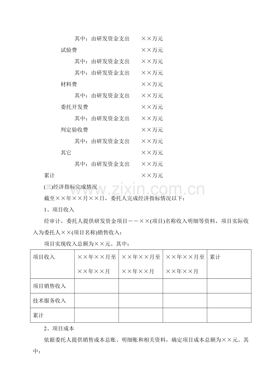 试论项目审计报告样本.doc_第3页