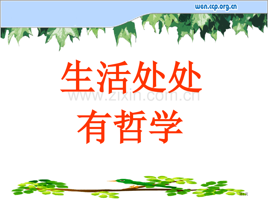 新课改高中大学思想政治理论哲学入门介绍省公共课一等奖全国赛课获奖课件.pptx_第1页