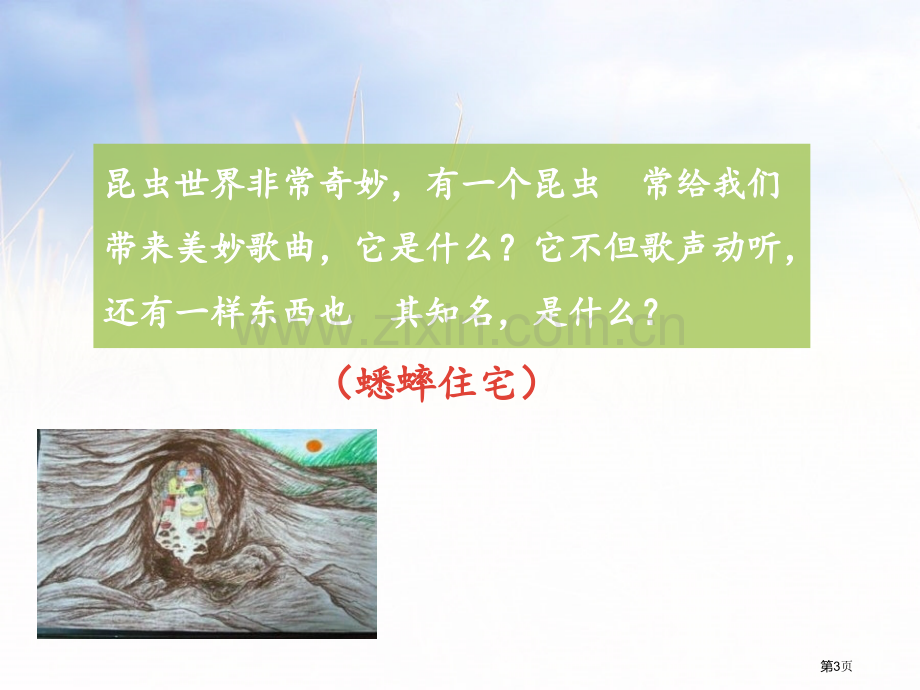 蟋蟀的住宅ppt课件省公开课一等奖新名师比赛一等奖课件.pptx_第3页