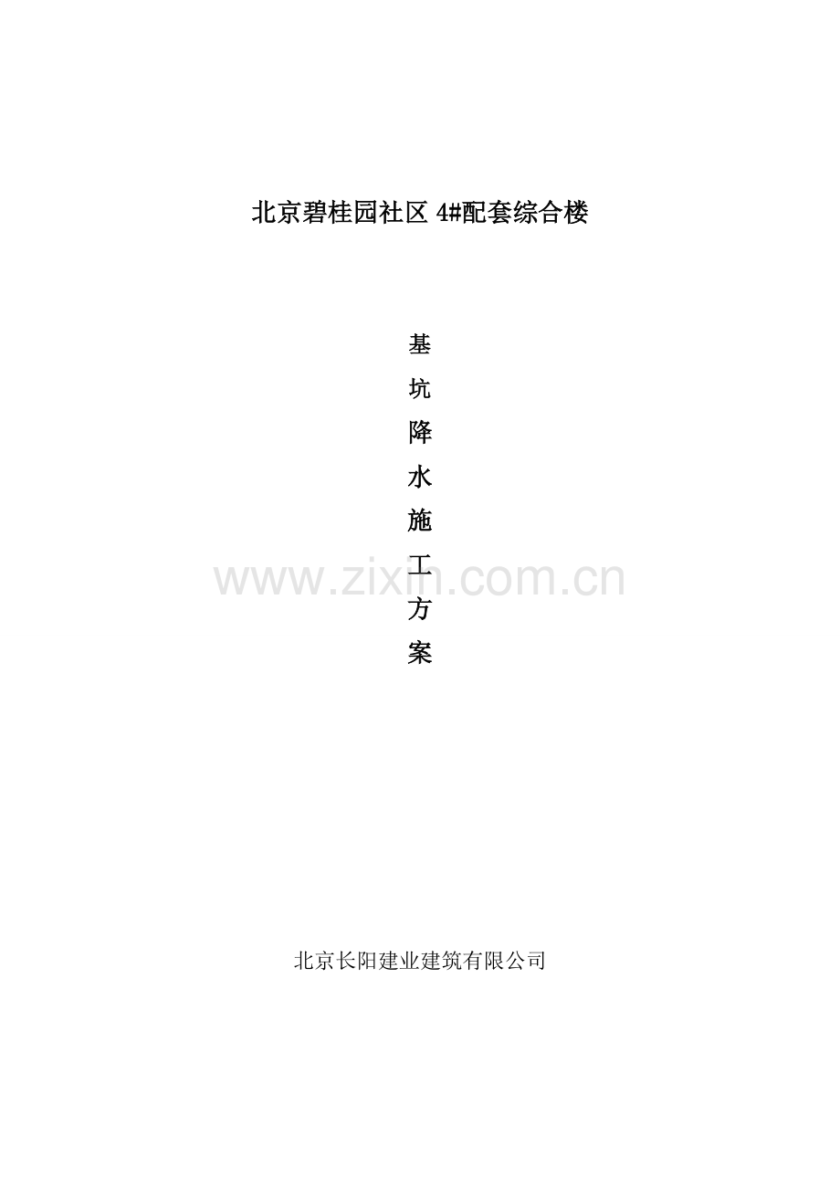 降水安全专项综合项目施工专项方案.doc_第1页