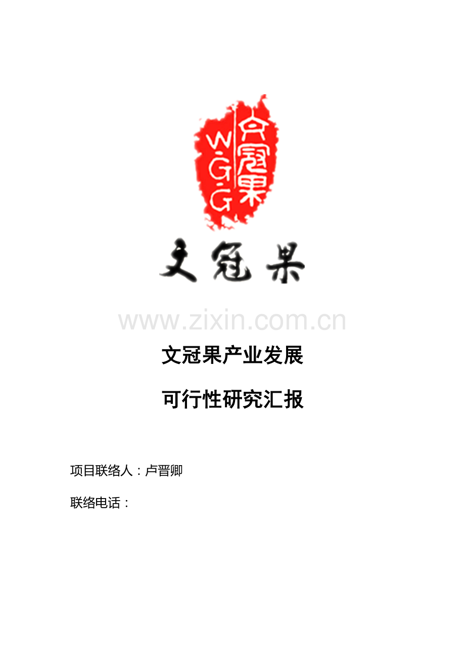 文冠果产业发展可行性专项研究报告.docx_第1页