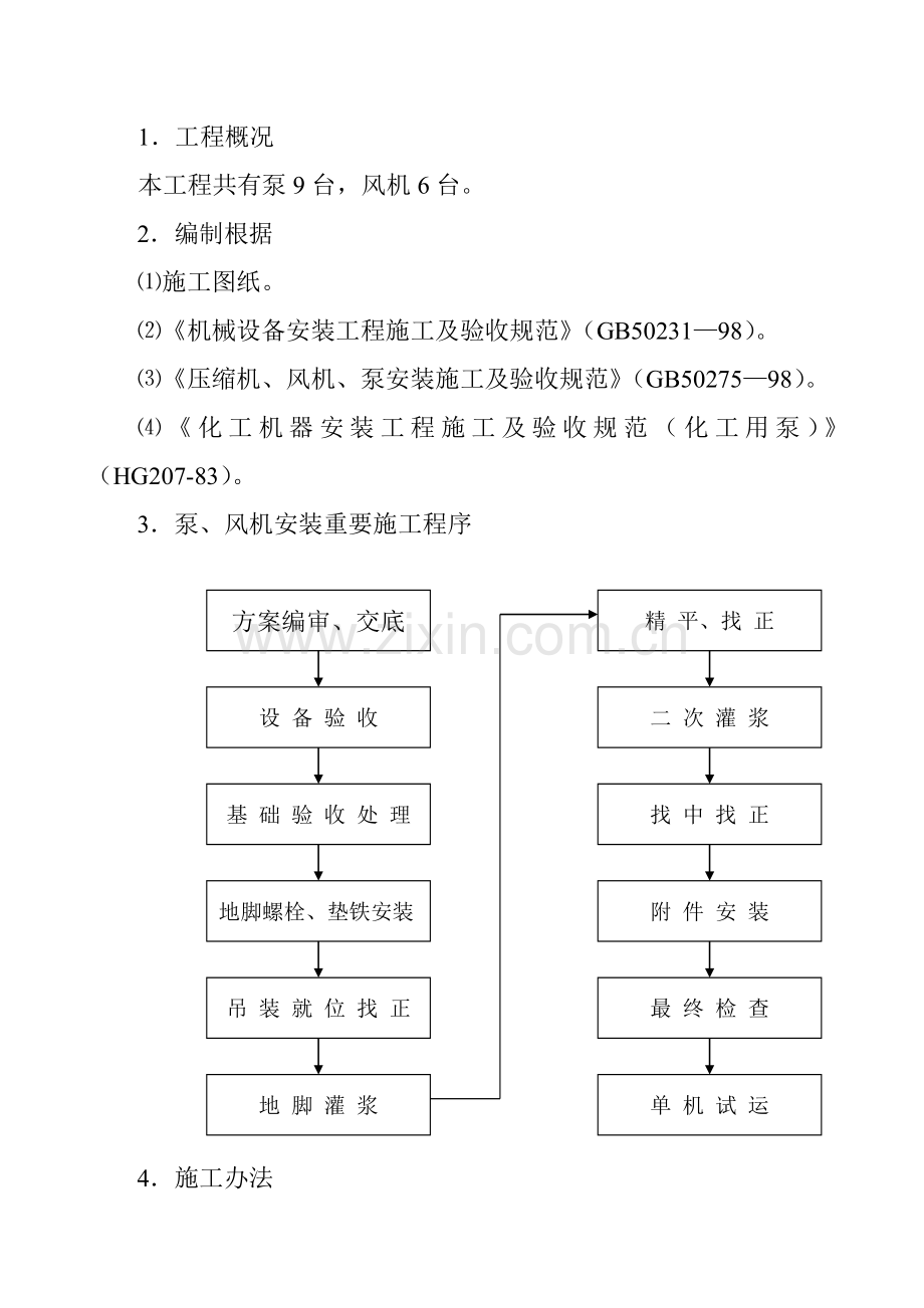 机泵安装专项方案.doc_第1页