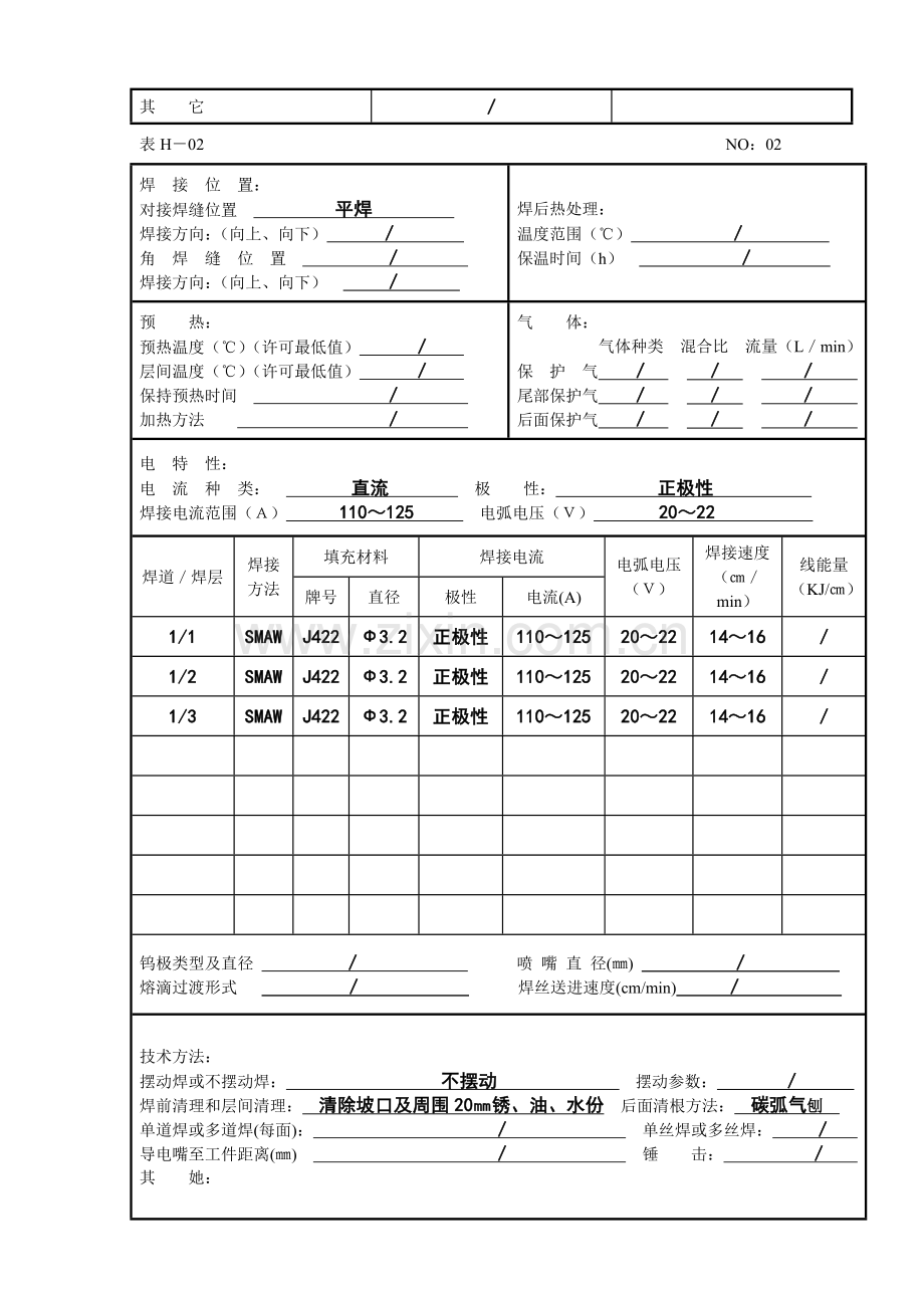 焊接工艺指导书模板.doc_第2页