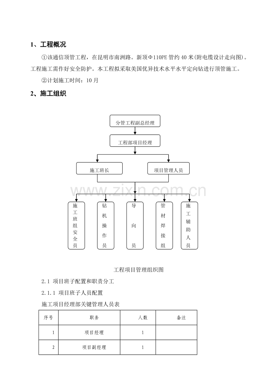 水平定向钻施工组织方案样本.doc_第3页