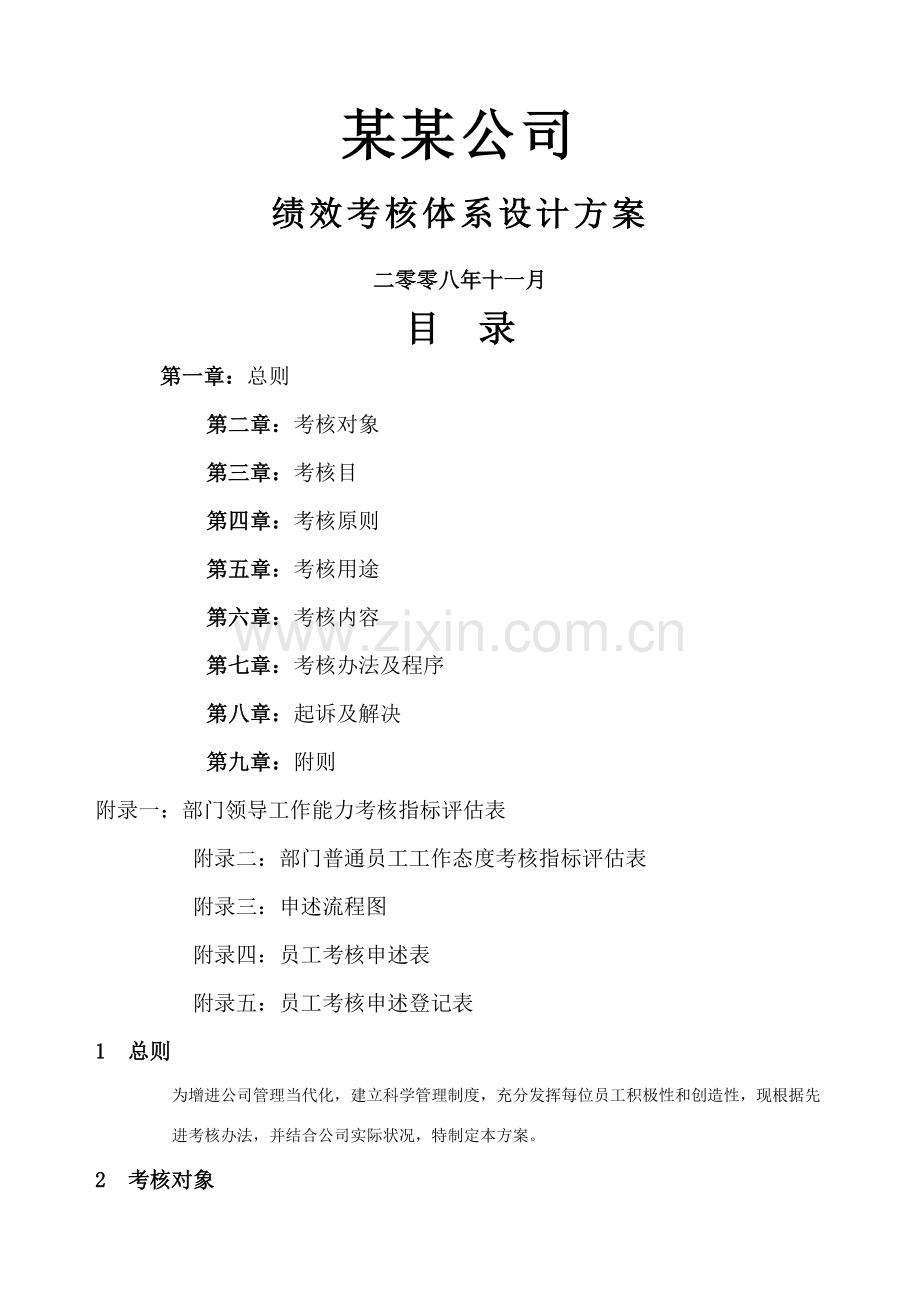 绩效设计专项方案.doc_第1页