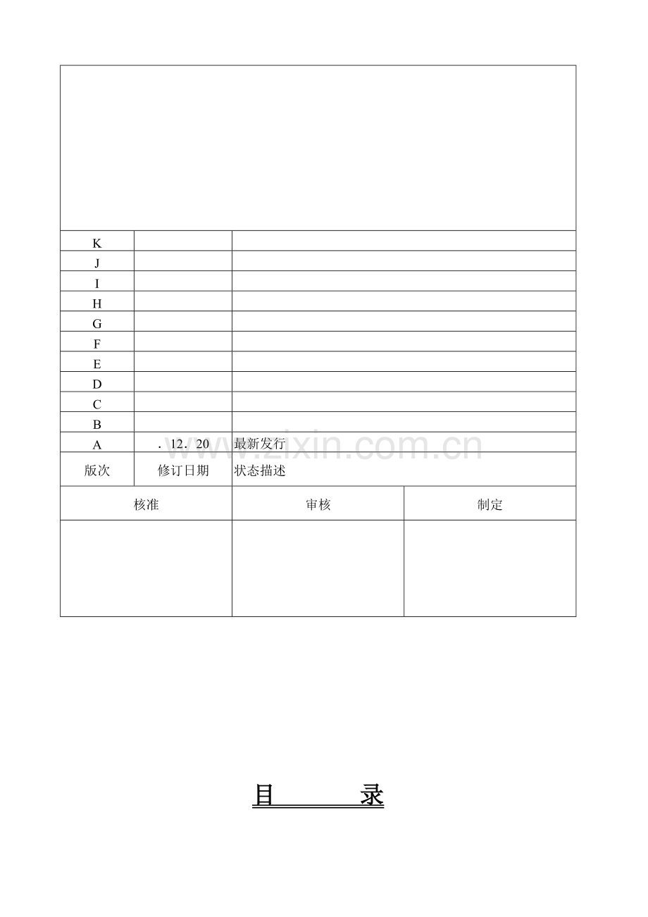 昆山织带五金工业公司质量管理标准手册.docx_第1页