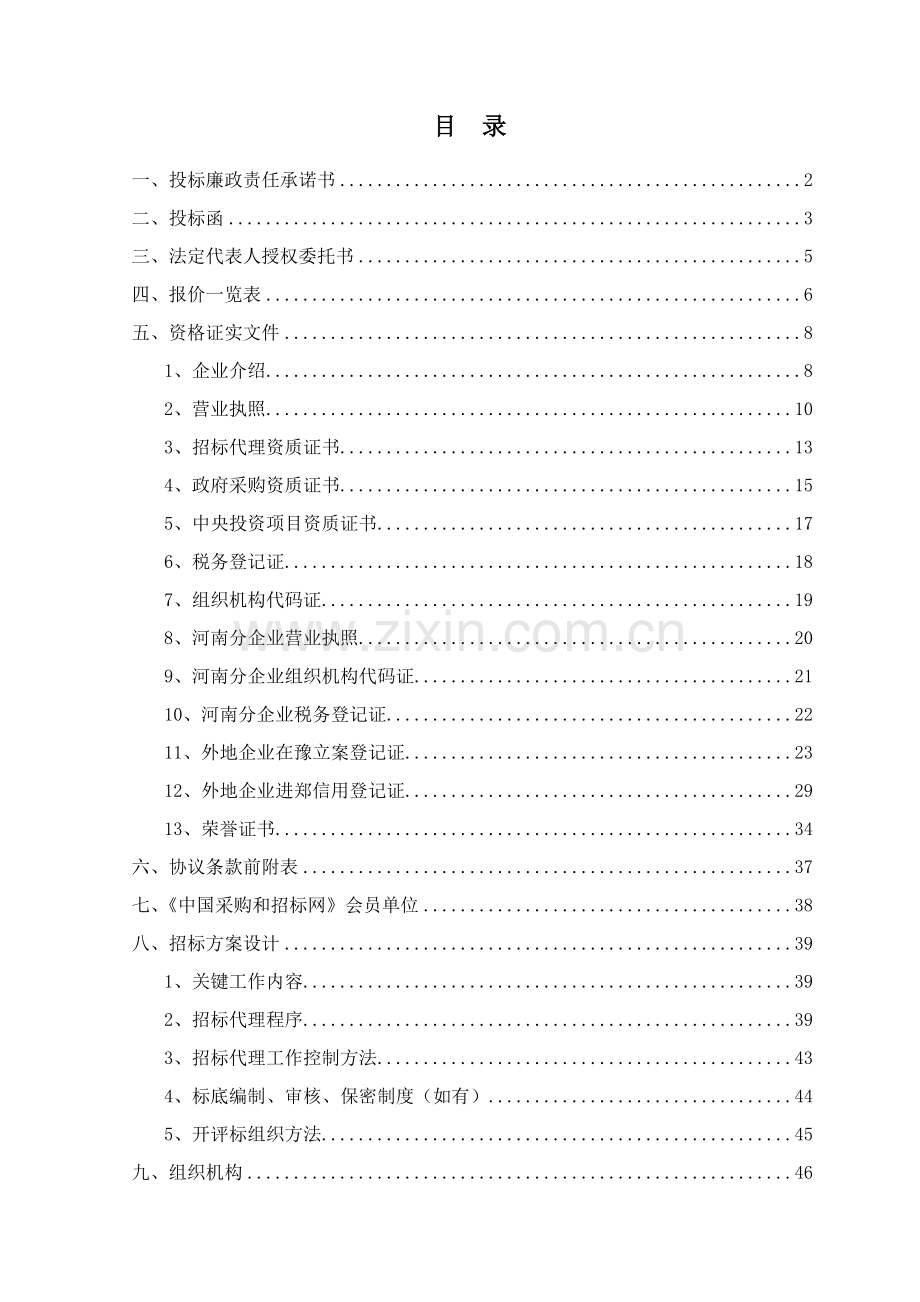 河南移动投标文件定稿模板.doc_第2页