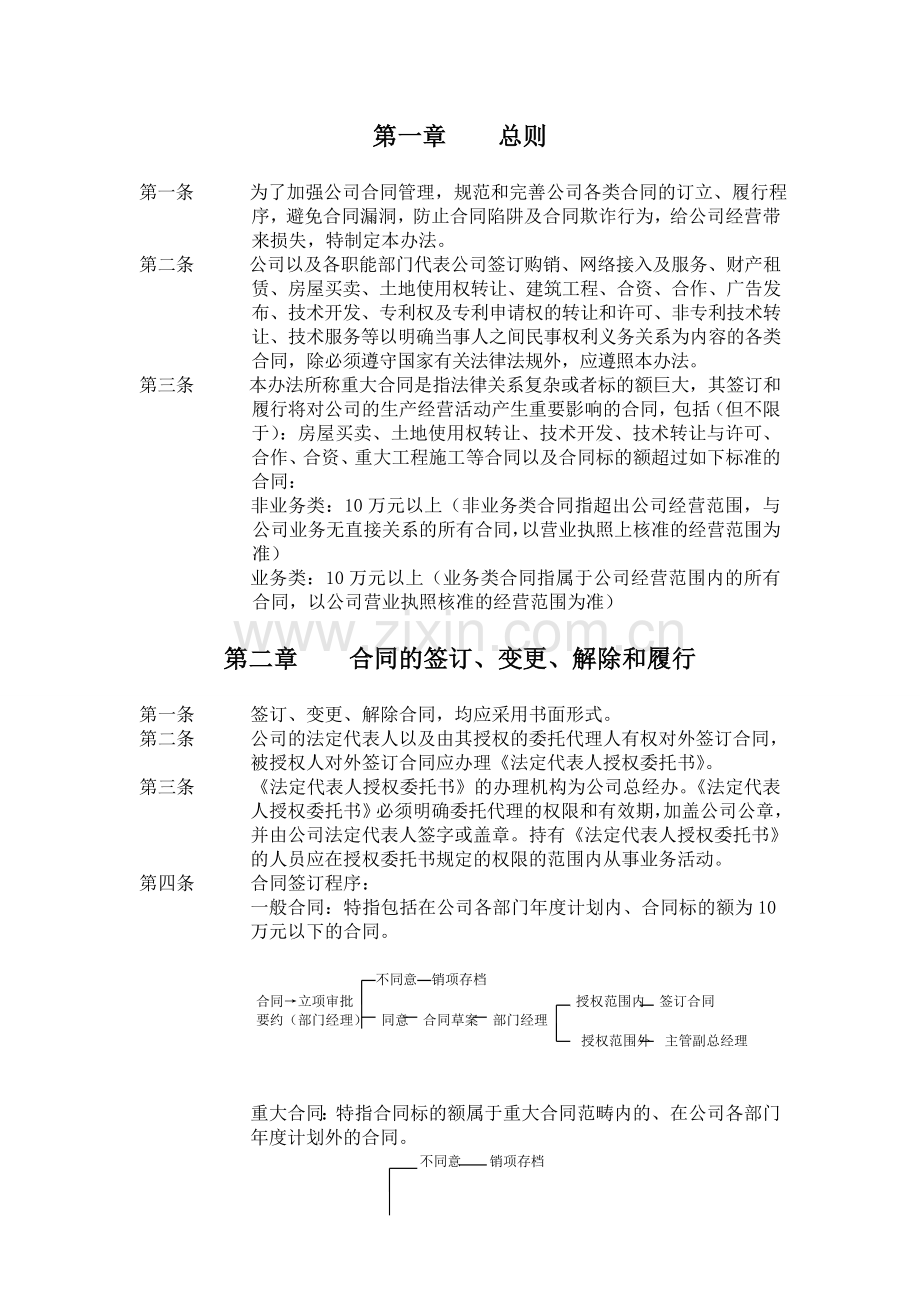 某某大型上市公司合同管理制度6.doc_第2页