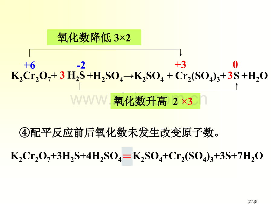 氧化还原反应习题和答案省公共课一等奖全国赛课获奖课件.pptx_第3页