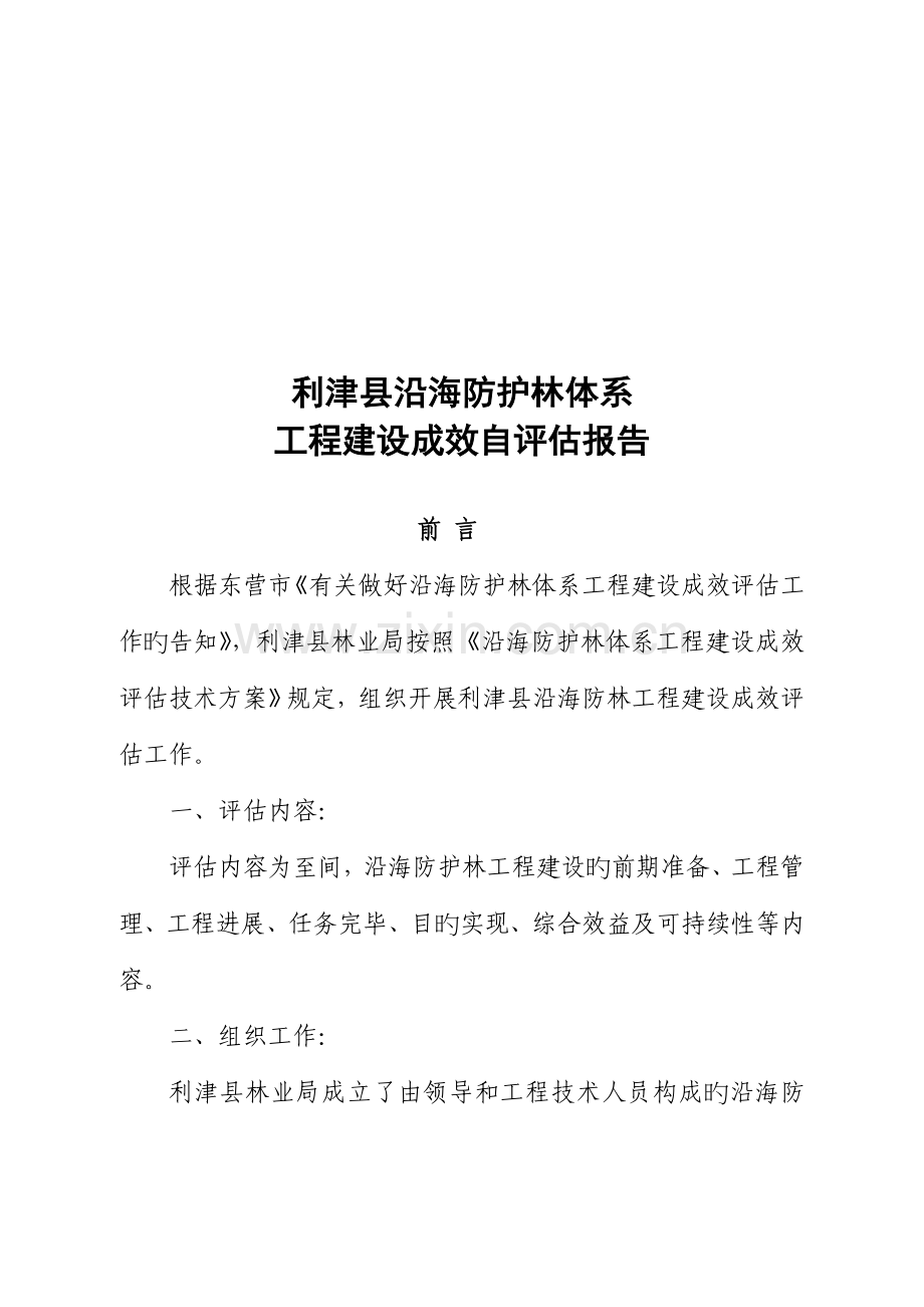 沿海防护林关键工程建设成效评估基础报告.docx_第1页