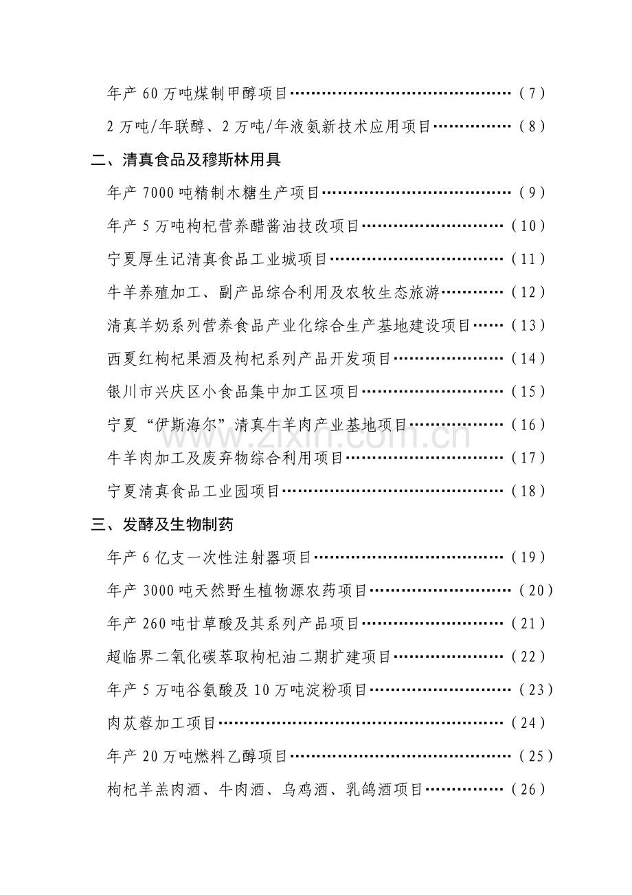 银川市招商引资项目建议书模板.doc_第2页