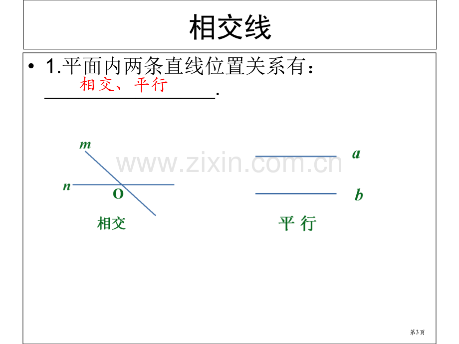 新人教版七年级下相交线与平行线复习省公共课一等奖全国赛课获奖课件.pptx_第3页