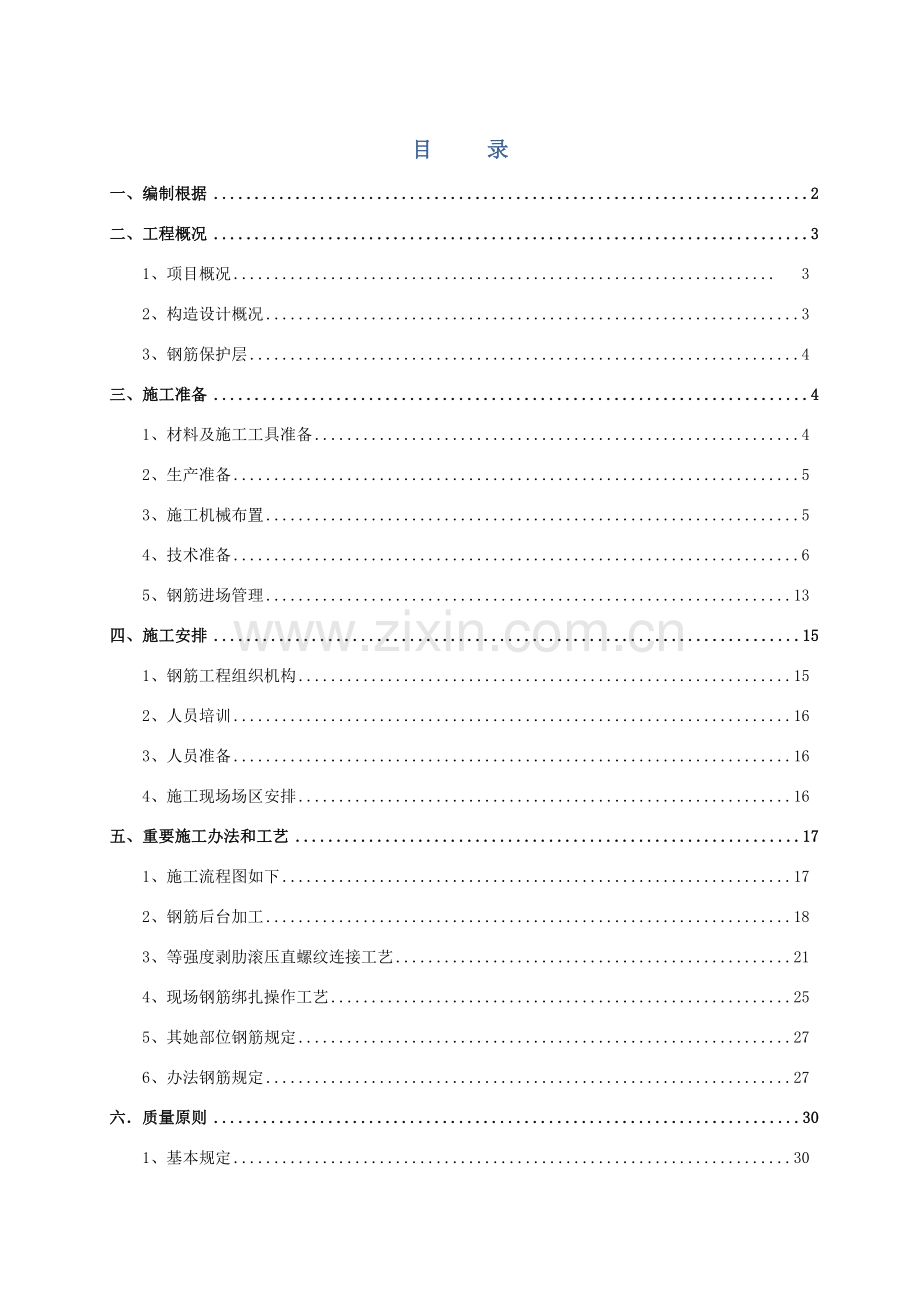 钢筋综合项目施工专项方案(2).doc_第1页