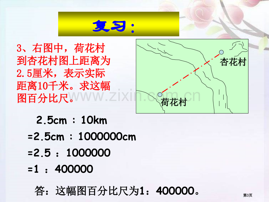 比例尺的应用例例省公共课一等奖全国赛课获奖课件.pptx_第3页