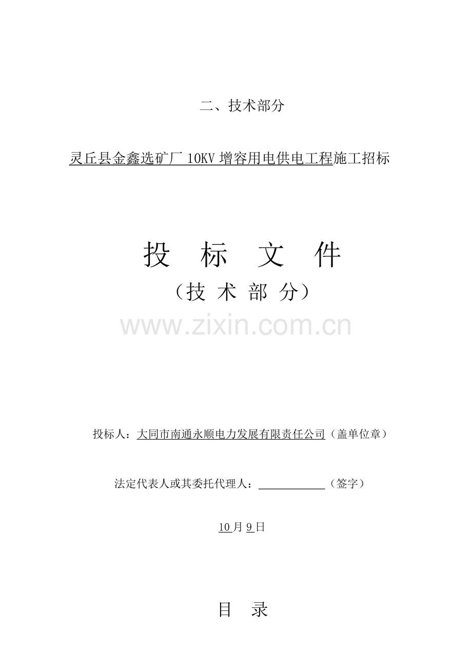 电力关键工程重点技术标.docx_第1页