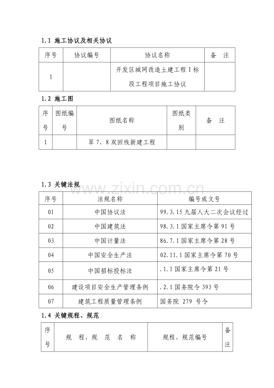 电缆沟综合项目工程综合项目施工组织设计.doc_第3页