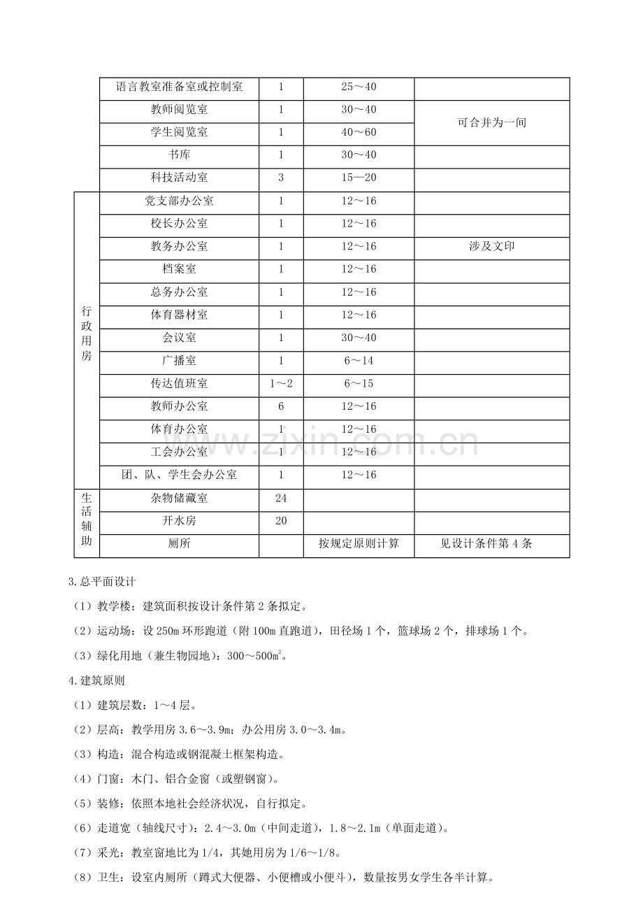 房屋建筑工程学专业课程设计指导书.doc_第3页