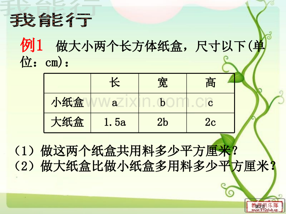 整式的加减全章复习课省公共课一等奖全国赛课获奖课件.pptx_第2页