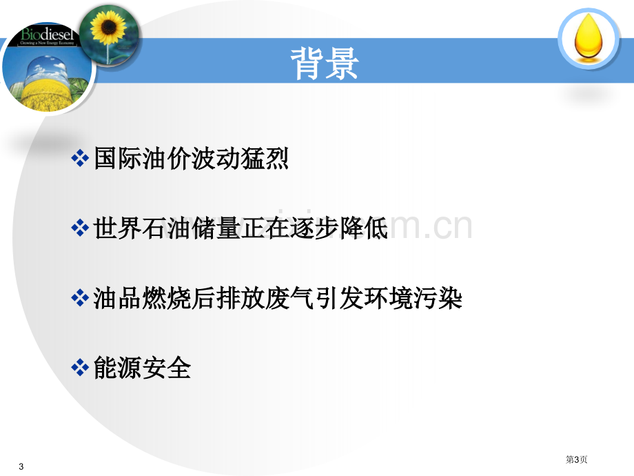 生物柴油历史进展方法应用完全资料市公开课一等奖百校联赛特等奖课件.pptx_第3页