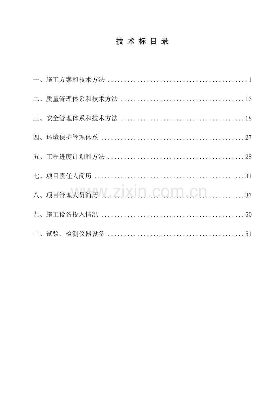 石油化工类项目检维修工程投标文件技术标模板.docx_第3页