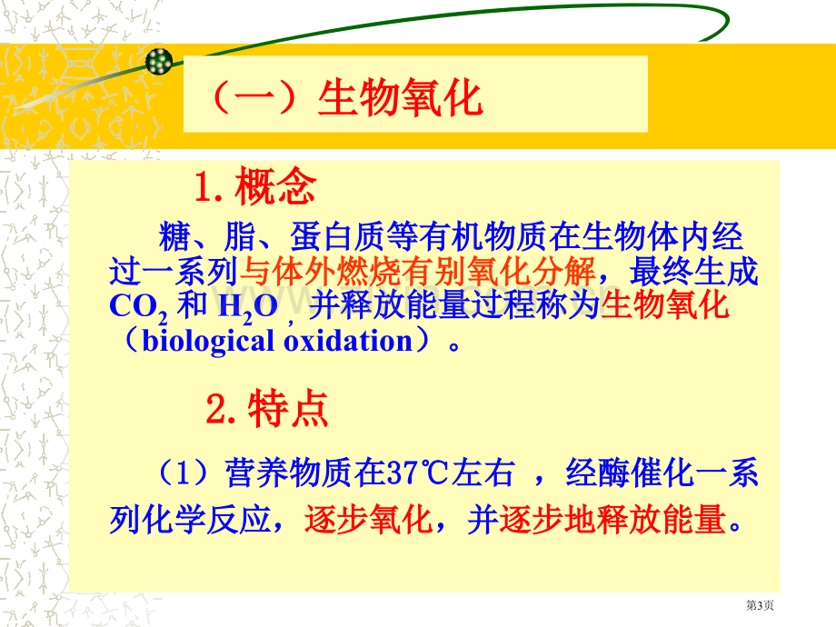 生物氧化省公共课一等奖全国赛课获奖课件.pptx_第3页