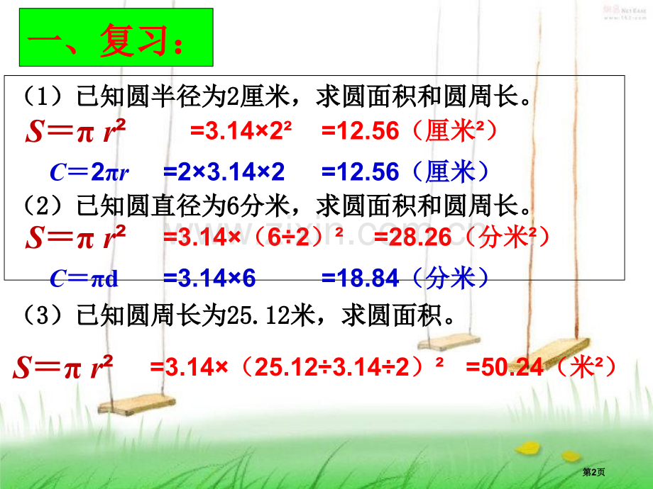 新编圆的面积专业知识市公开课一等奖百校联赛获奖课件.pptx_第2页